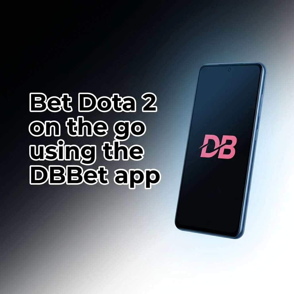 DBBet mobile app interface for betting on Dota 2 esports matches with live odds and markets in Bangladesh