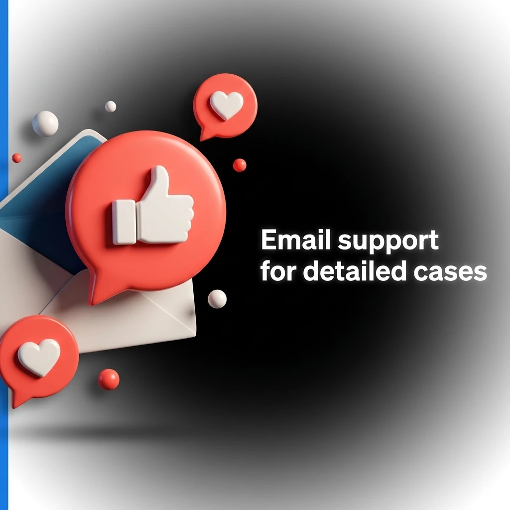 Email support contact details for DBbet showing addresses for general help, KYC verification, and formal complaints with response times