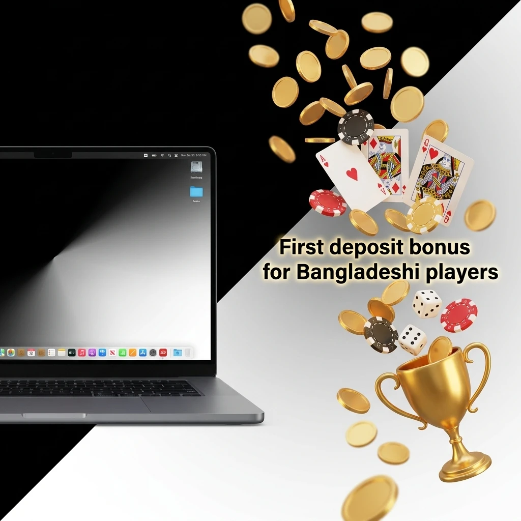 Bangladeshi players claiming 100% first deposit bonus up to 15,000 BDT for casino or sports betting