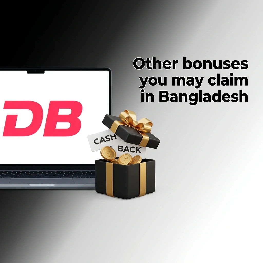 DBBet Bangladesh promotions including reload bonus, free spins, cashback, acca boost, and VIP rewards