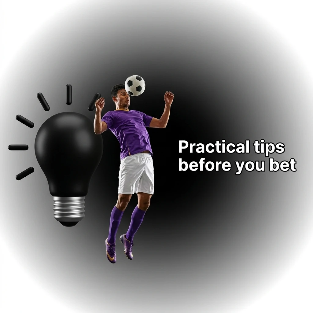 Practical football betting tips checklist covering bankroll management, form analysis, odds movement and responsible gambling tools