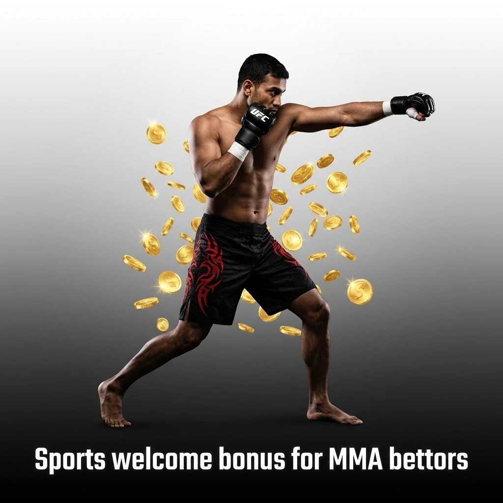 DBBet 100% sports welcome bonus up to 15,000 BDT for MMA bettors on first deposit with 5x wagering requirement