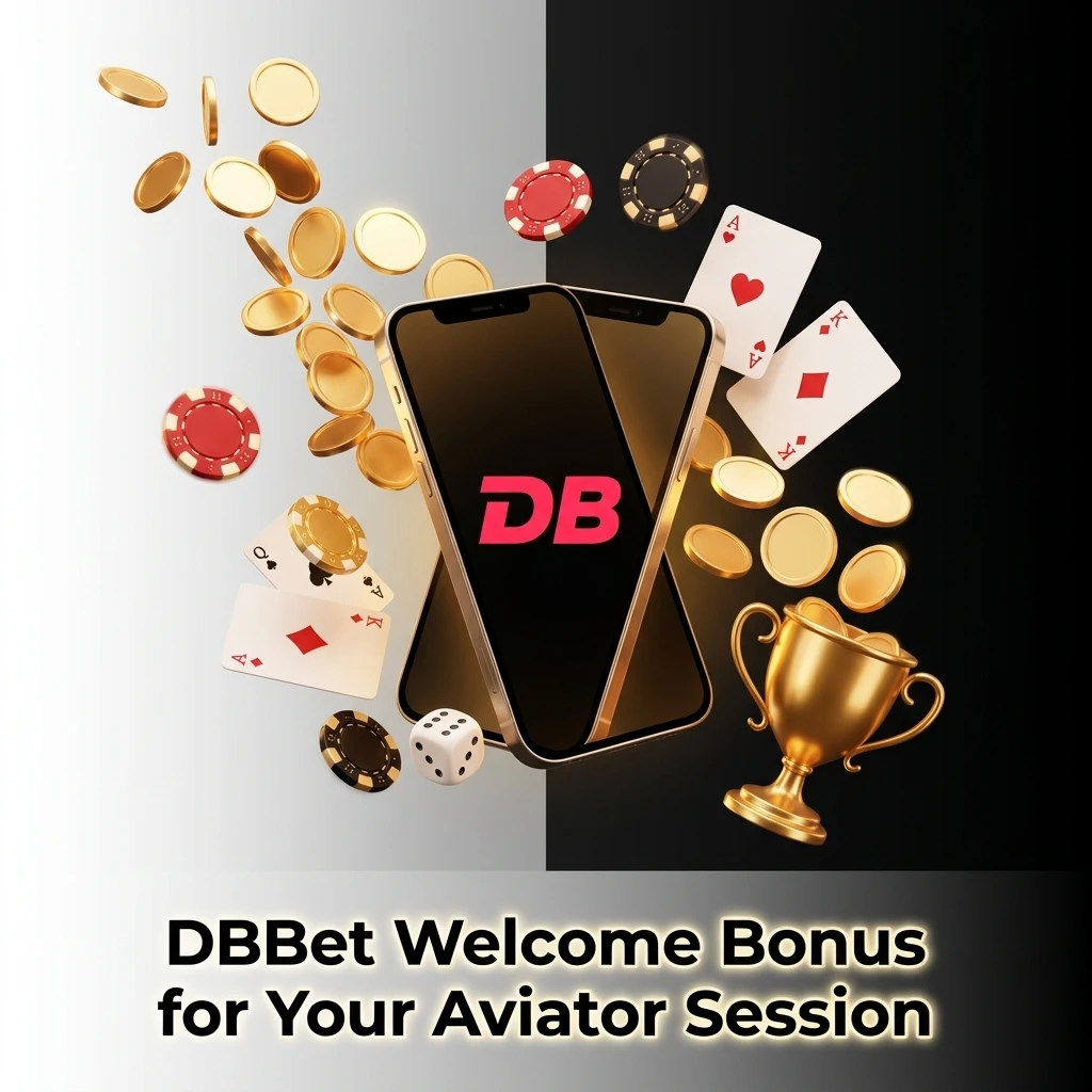 DBBet welcome bonus offering 100% match up to 15,000 BDT for new players to use on Aviator and casino games