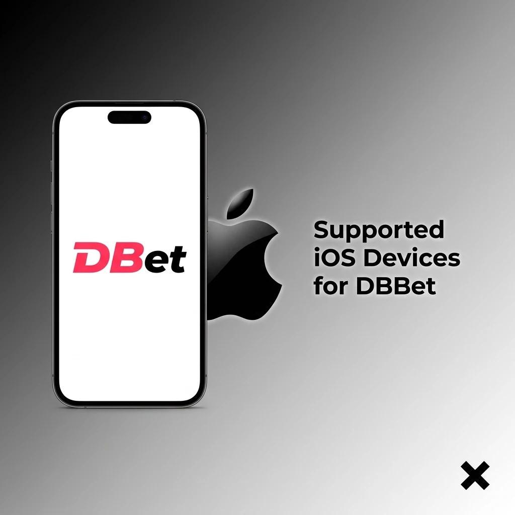 DBBet supported iOS devices list including iPhone 6s to iPhone 14, iPad, and iPod touch compatible Apple models