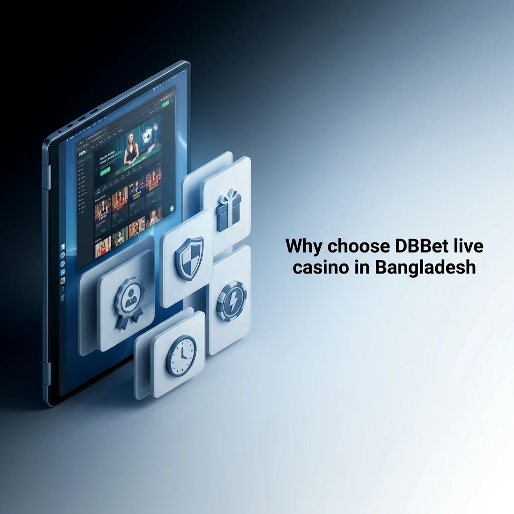 DBBet live casino Bangladesh with real dealers, local payments, mobile play, and trusted providers like Evolution and Pragmatic Play